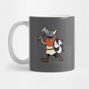 Viking Berserker Cartoon (Player 7 / grey) Mug